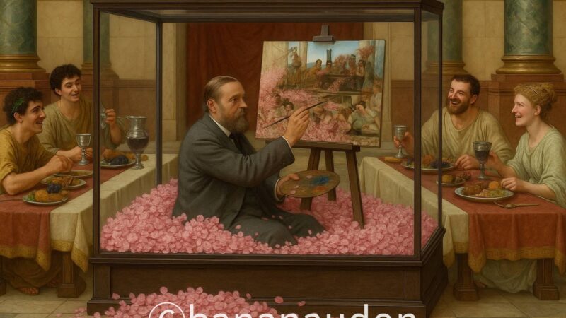 L’artiste sous verre : une relecture des Roses d’Héliogabale comme métaphore de l’art emprisonné